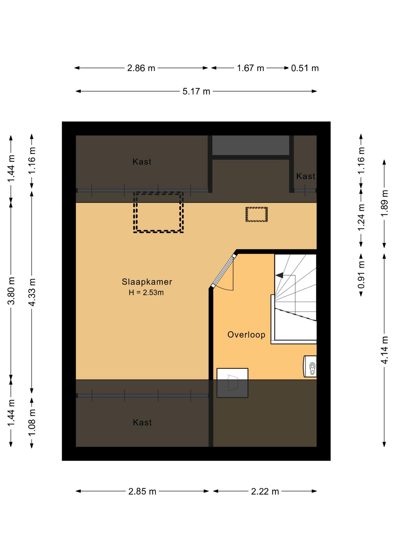 Spacious terraced house with four bedrooms and sunny southeast-facing garden in Almere Buiten — 45