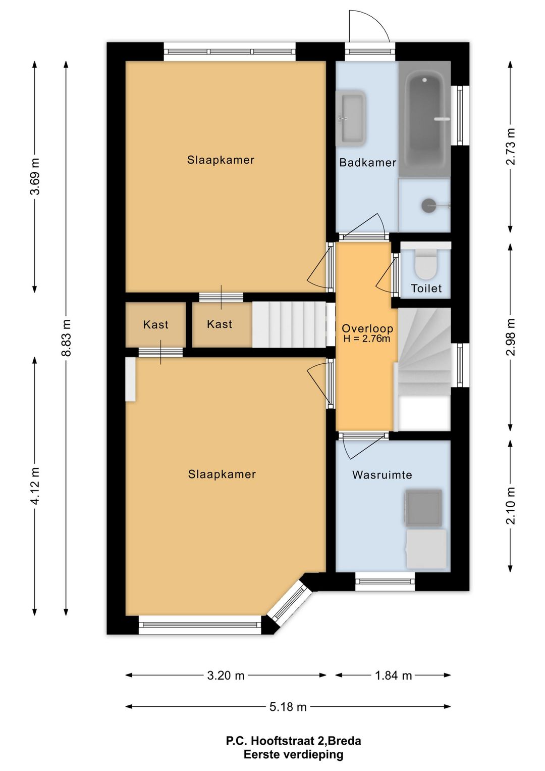 Spacious corner home with character elements in popular Boeimeer neighborhood — 60