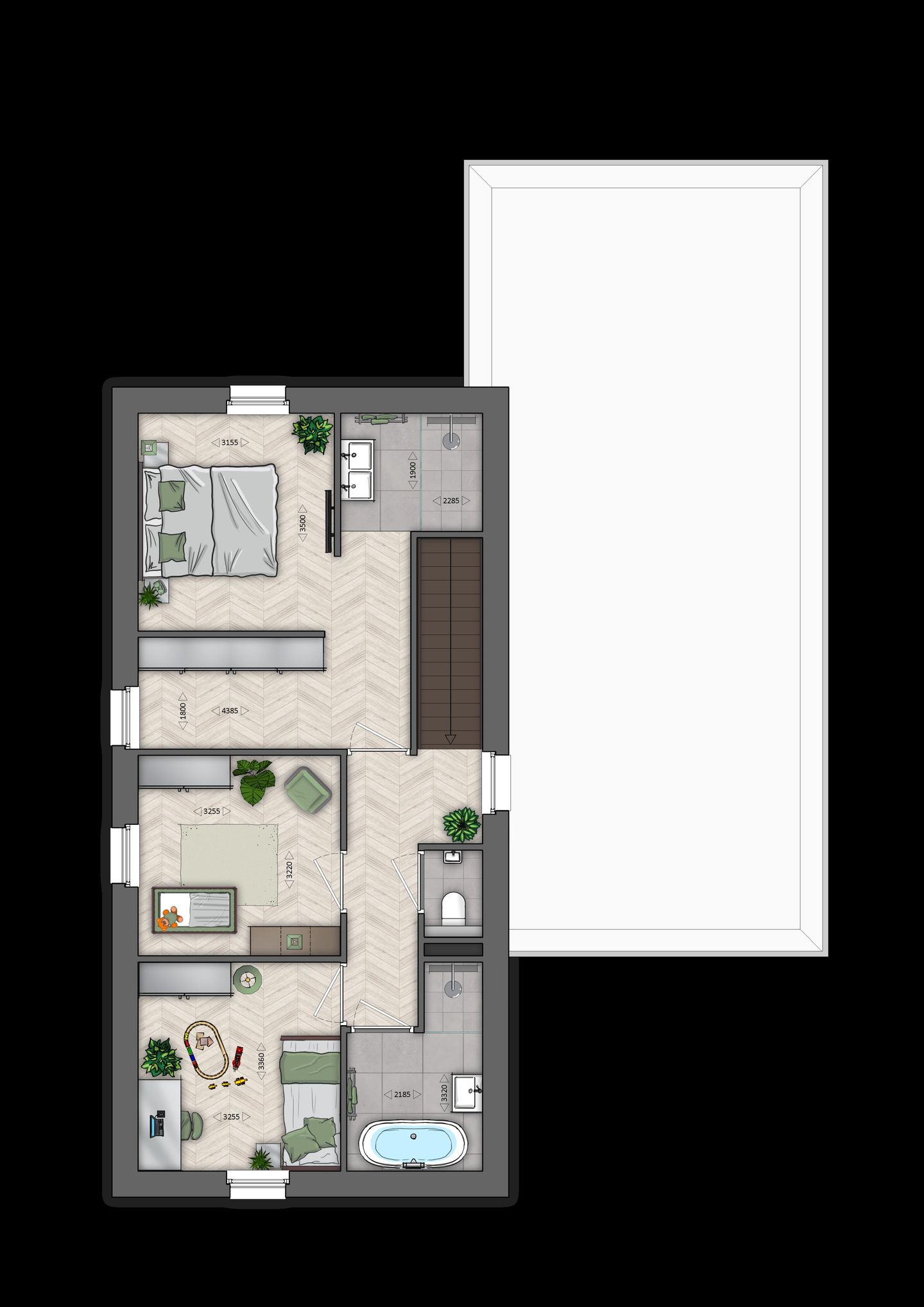 Foto 4 van 14 | Vrijstaand | Type B | Wolders Eik (Bouwnr. 14)