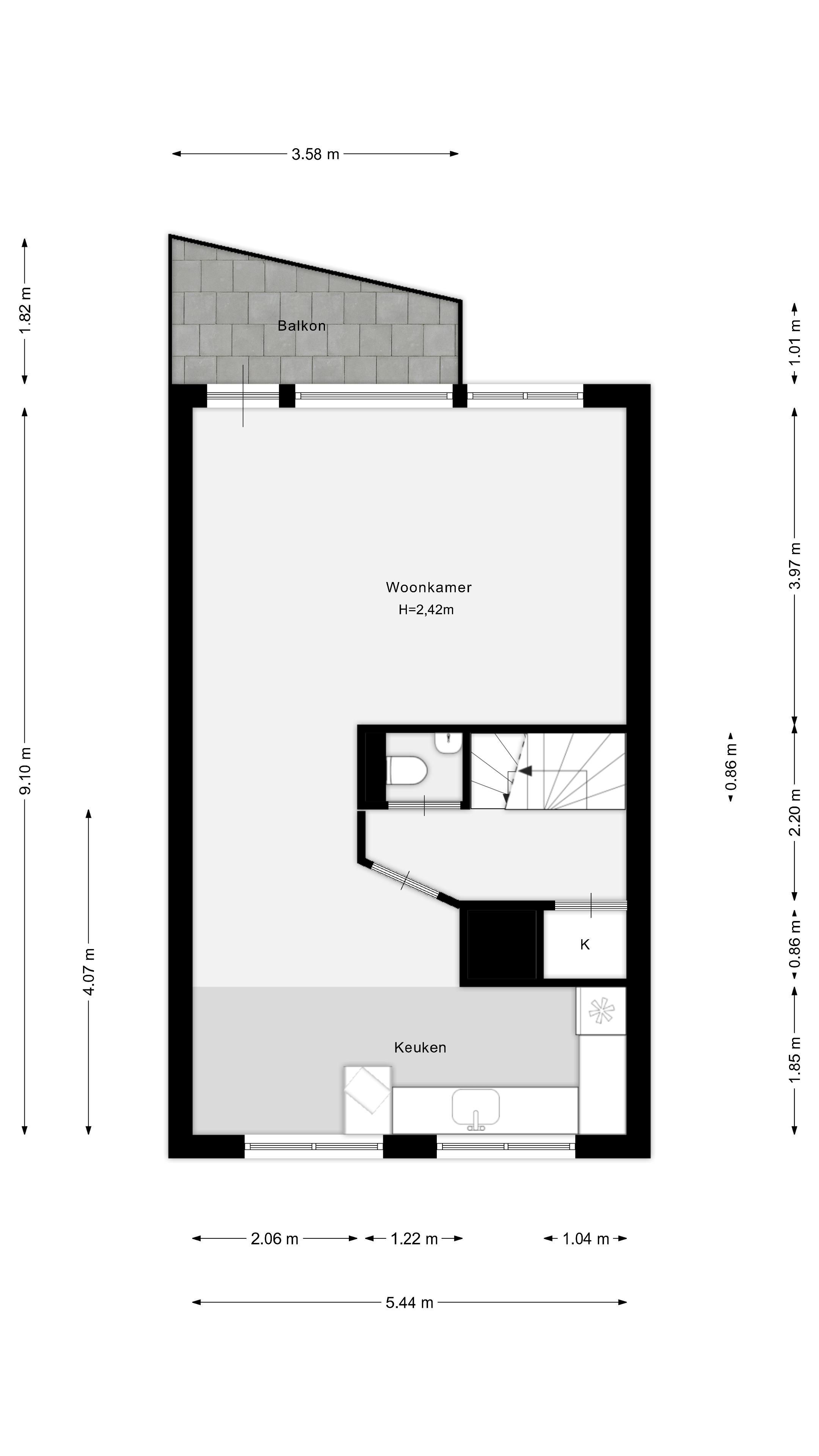 Foto 54 van Westerstraat 18-K