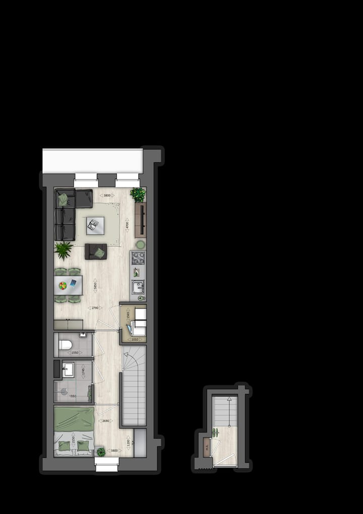 Foto 2 van 22 | Bovenwoning | Type G | Wolders Eik (Bouwnr. 22)