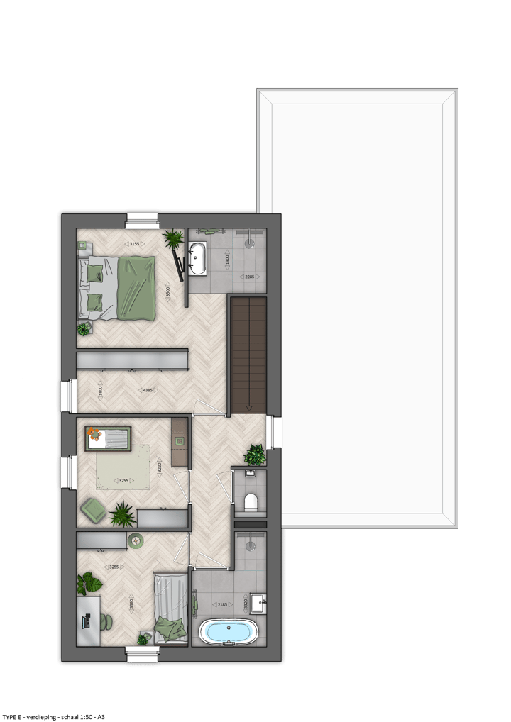 Foto 5 van 16 | Vrijstaand | Type E | Wolders Eik (Bouwnr. 16)