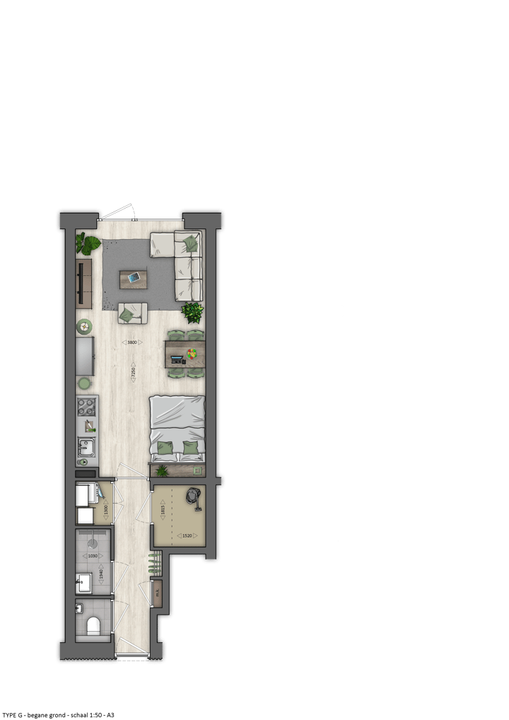 Foto 2 van 20 | Benedenwoning | Type G | Wolders Eik (Bouwnr. 20)