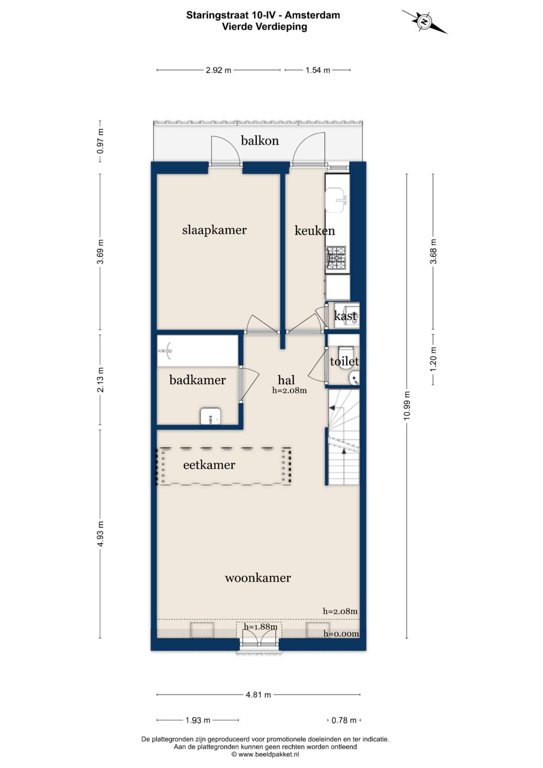 Foto 30 van Staringstraat 10-4