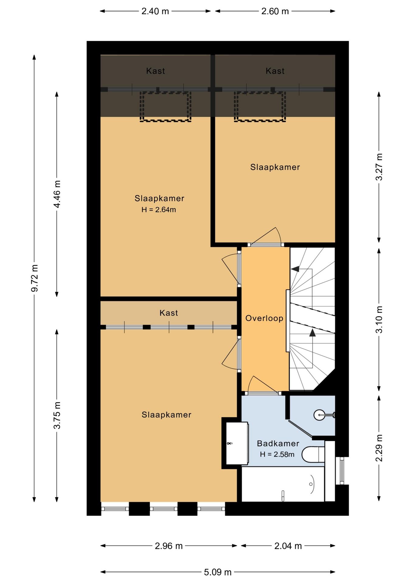 Spacious end terrace home with office space in child-friendly Kerkdriel — 53