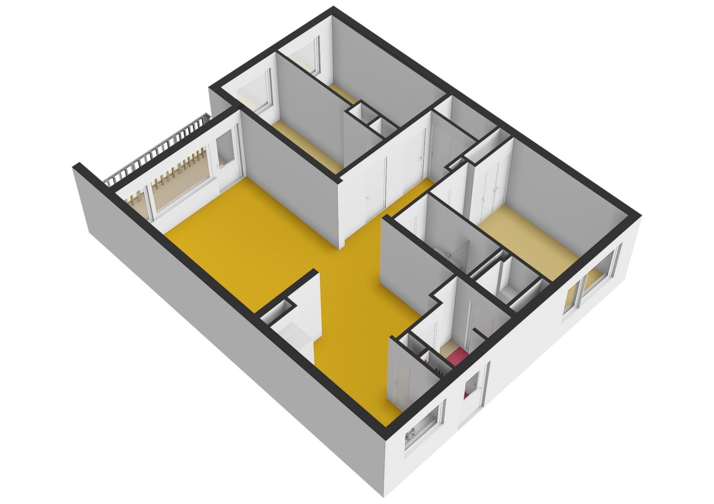 Spacious 3-bedroom apartment with renovated kitchen in Amsterdam-Noord — 49