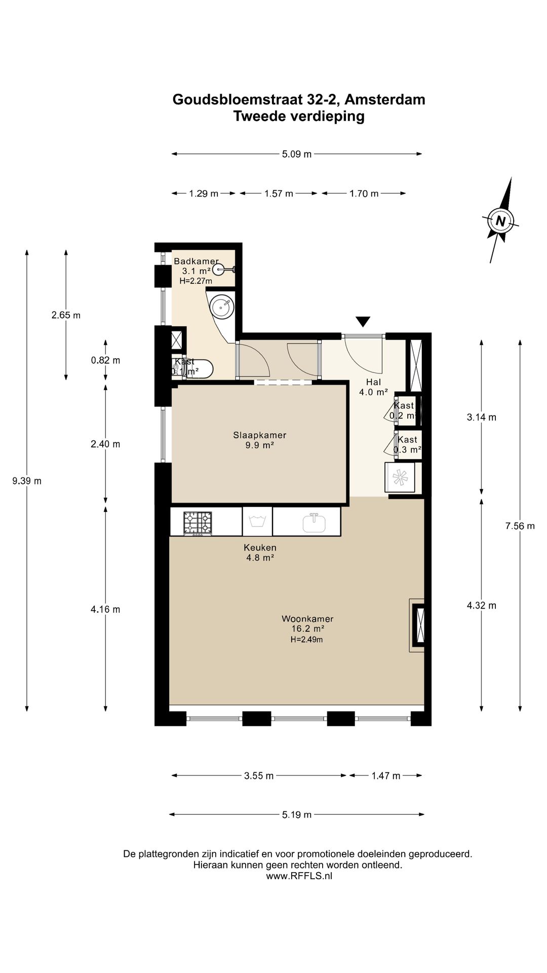 Foto 23 van Goudsbloemstraat 32-2