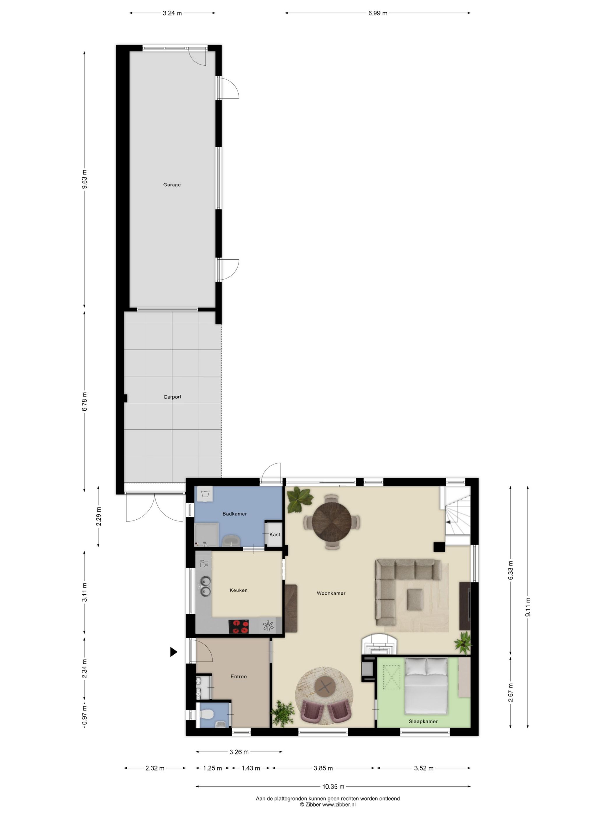 Detached home with spacious garden and renovation potential — 48