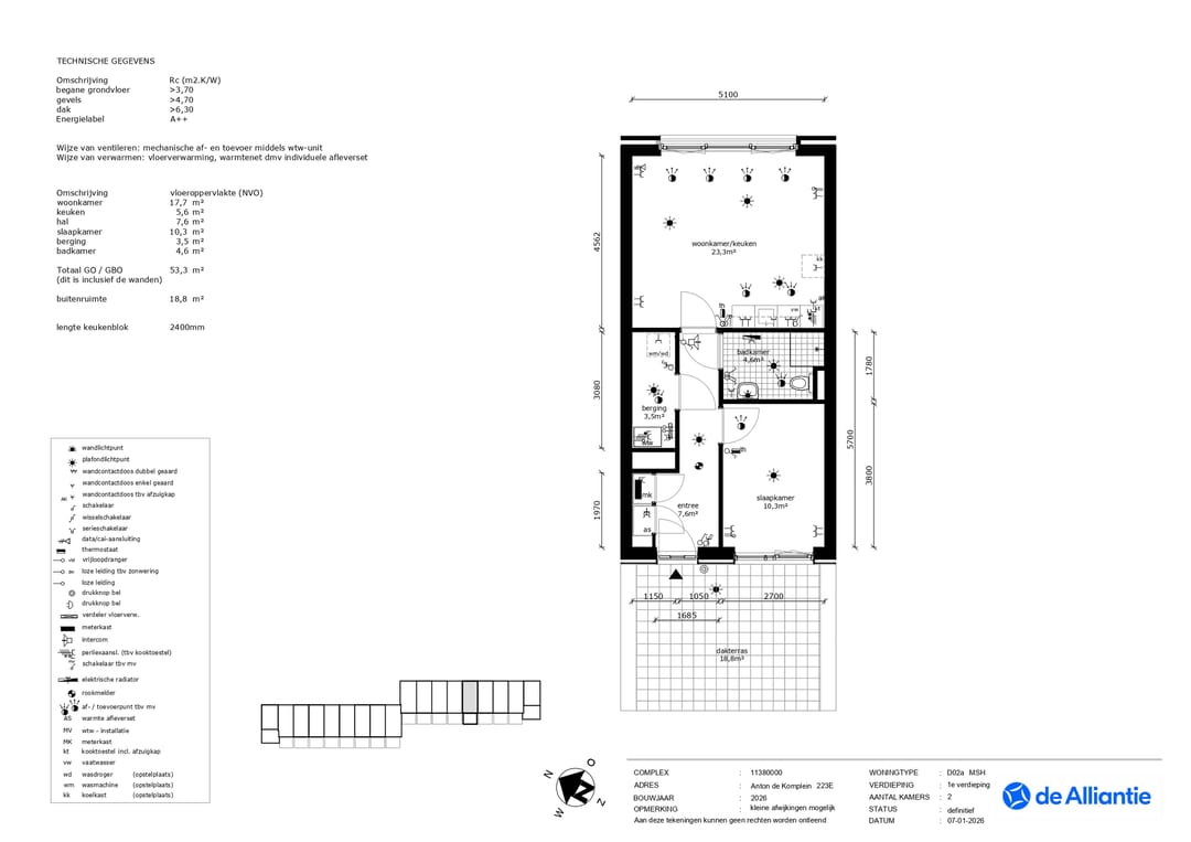 Photo 7 of Anton de Komplein 223-E