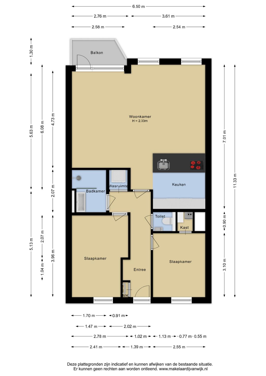 Modern Renovated Corner Apartment with Southwest Balcony in Central Noordwijk — 42