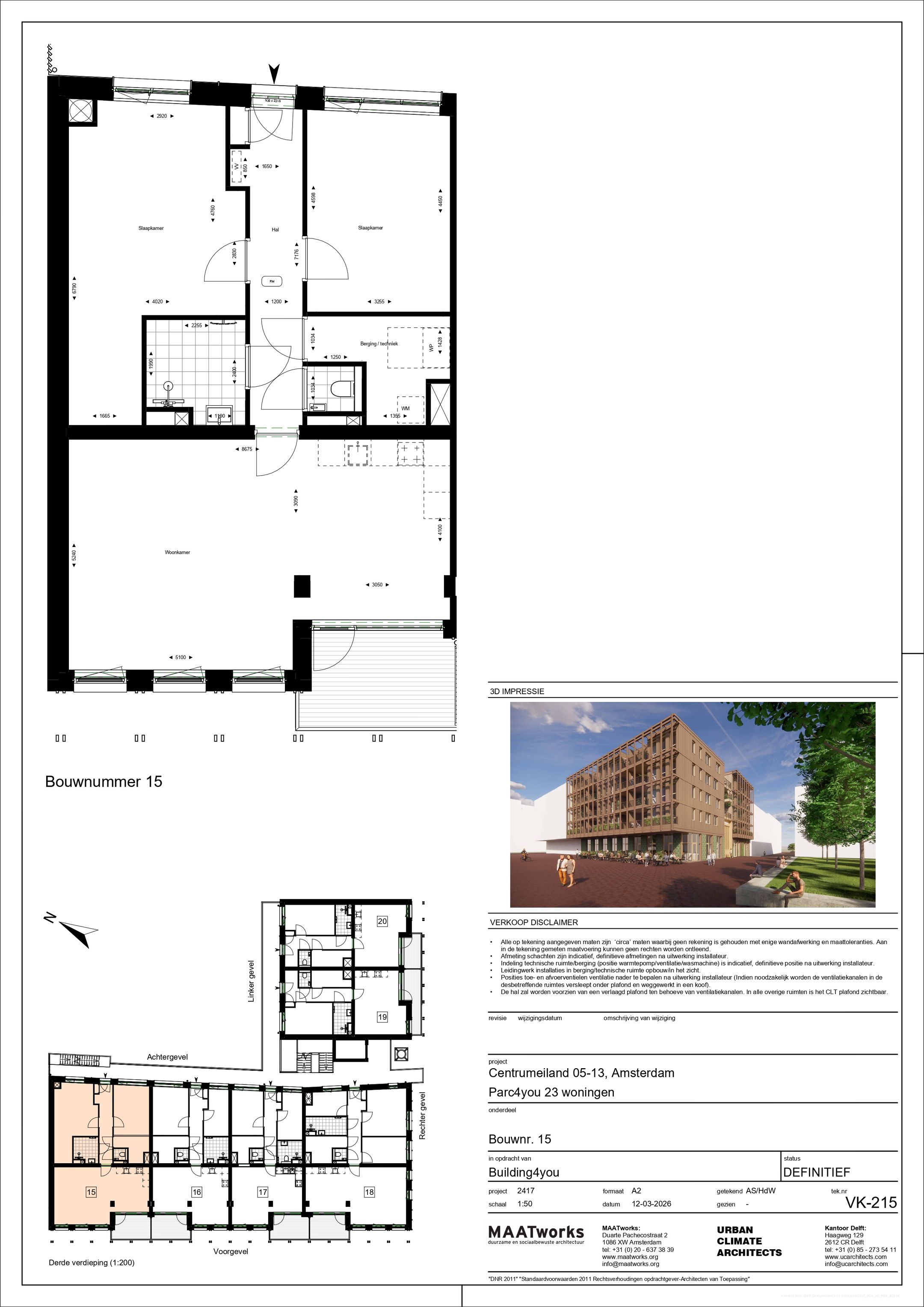 Nieuwbouwappartement met drie kamers op Centrumeiland Amsterdam — 21