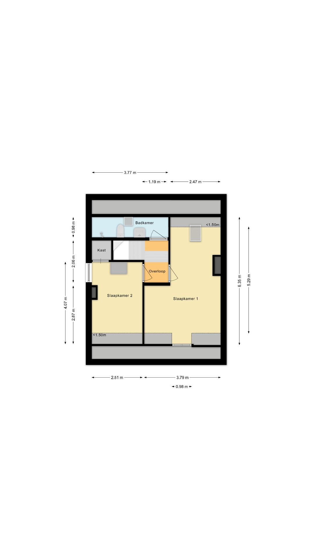 Semi-Detached Home with Garage and Renovation Potential in Zeeland — 50