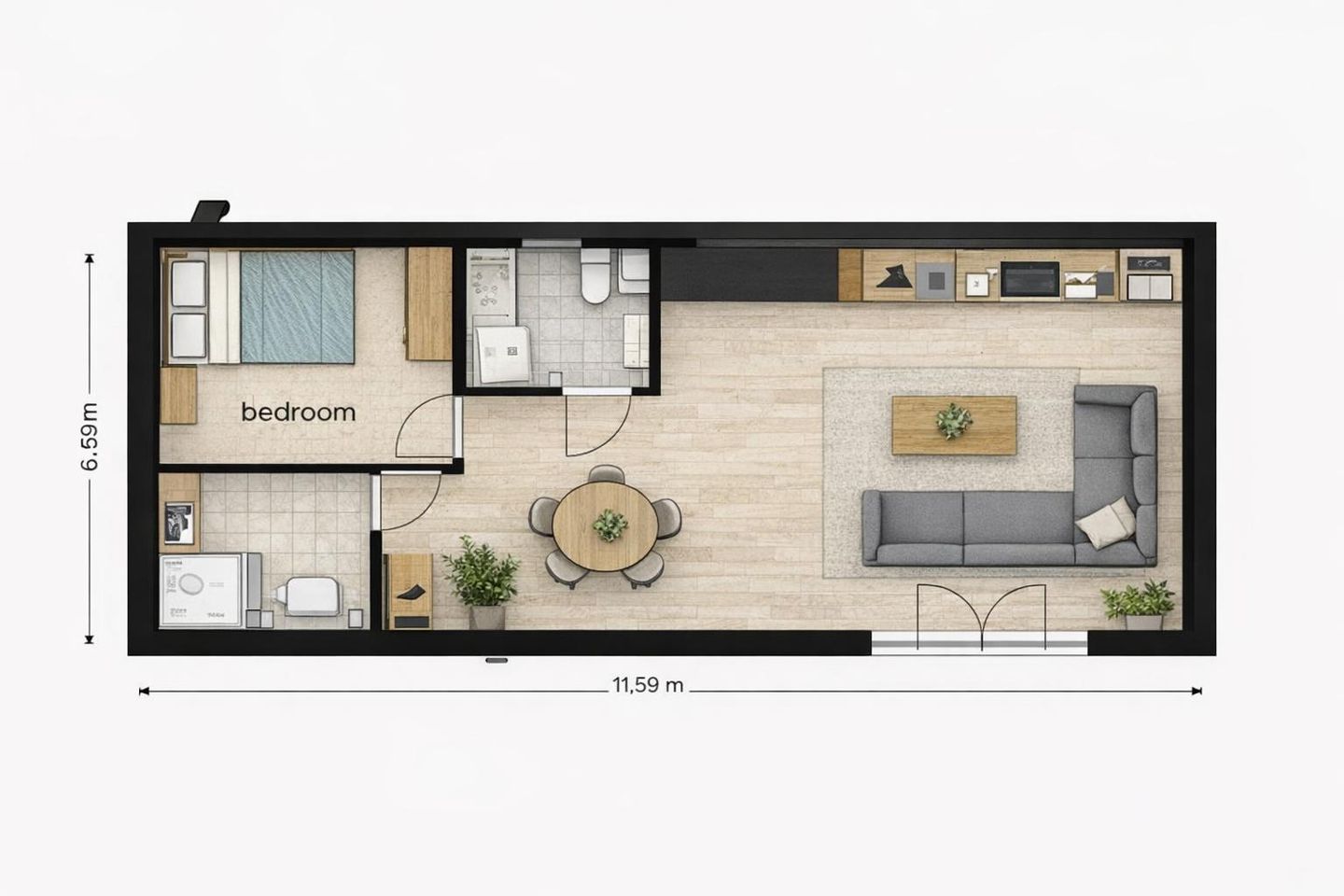 Characterful 1930s Semi-Detached Home with Versatile Annex Building Near the Harbor — 14