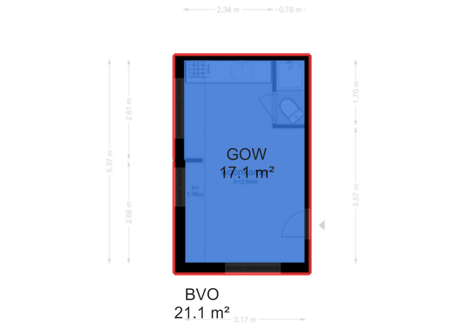 Compact Studio Apartment in Central Hilversum — 26