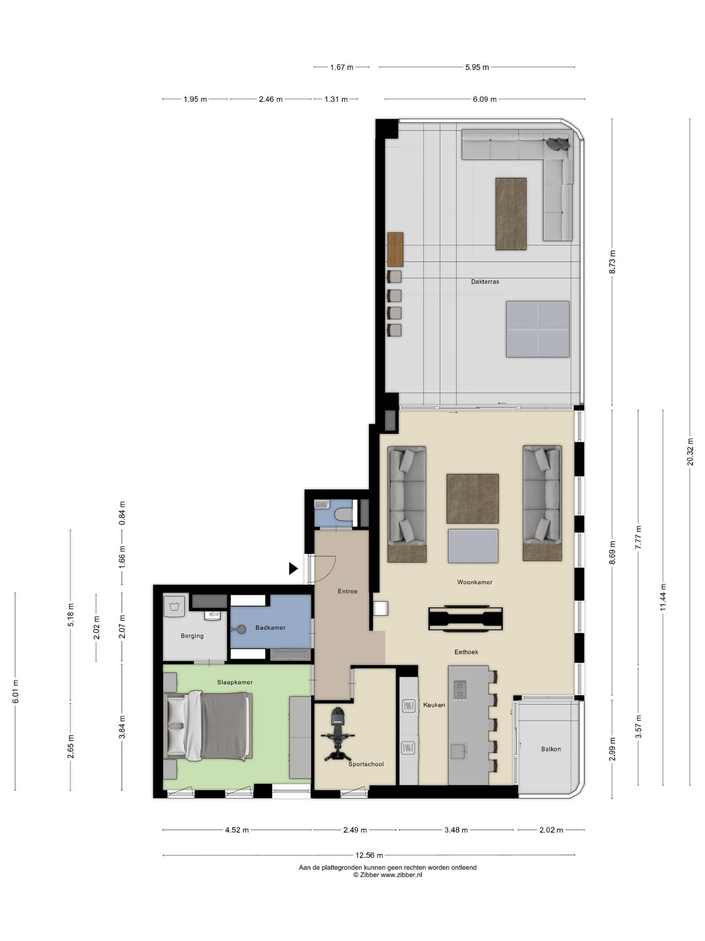 Luxury apartment with rooftop terrace and private parking in Amsterdam Nieuw-West — 29