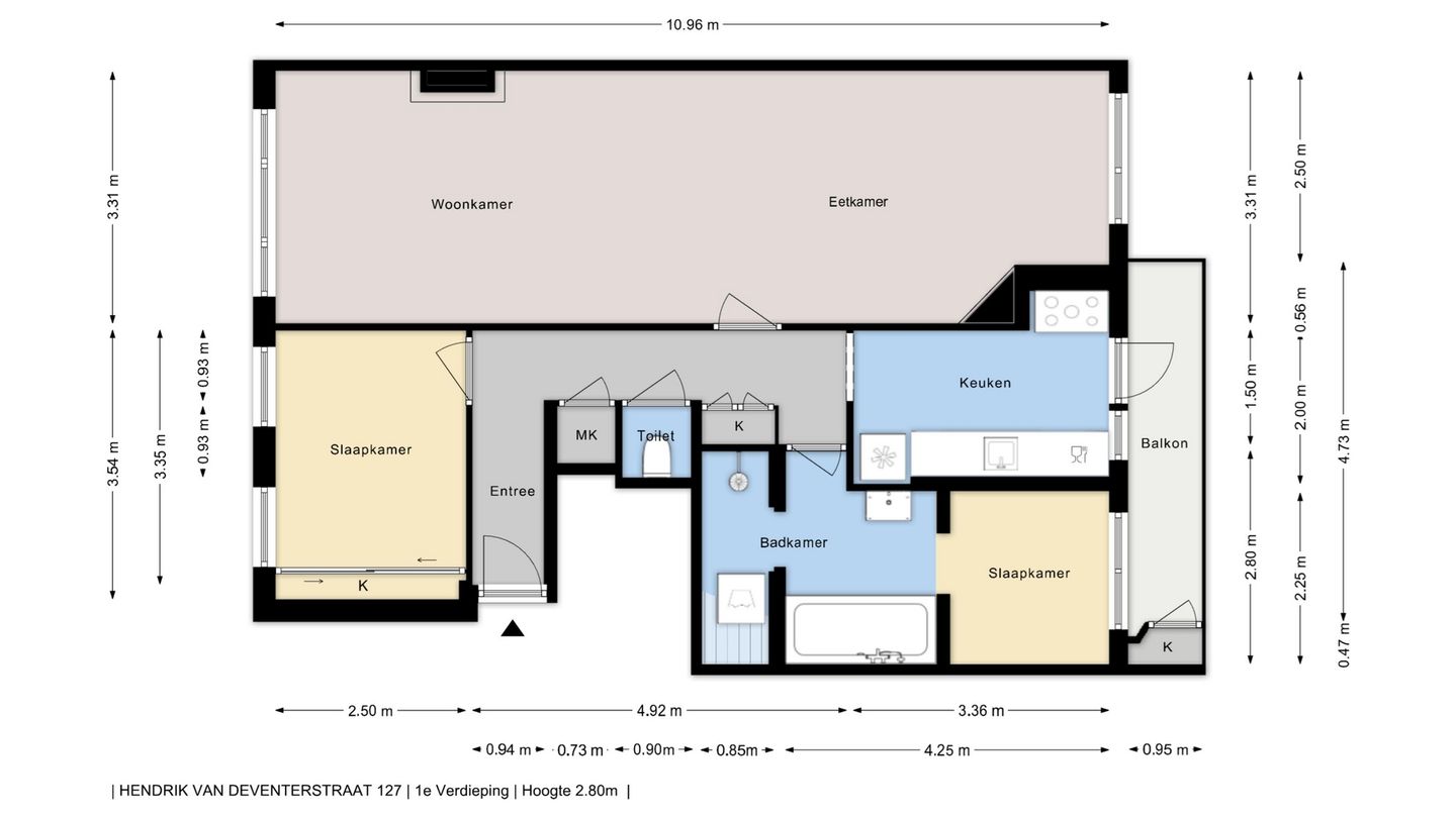 Spacious Renovated Apartment with XL Living Room in Popular Valkenboskwartier — 34