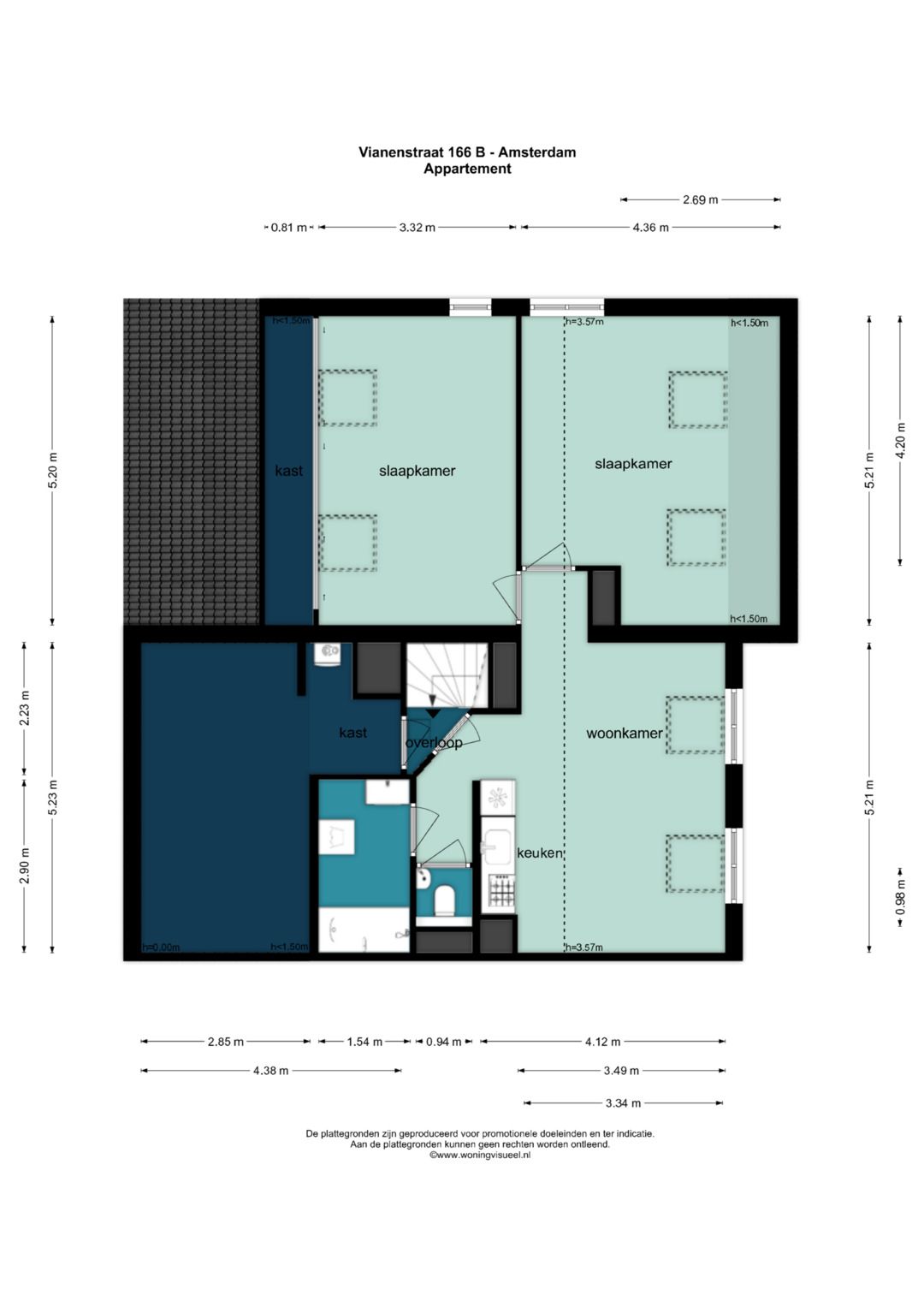Foto 22 van Vianenstraat 166-B