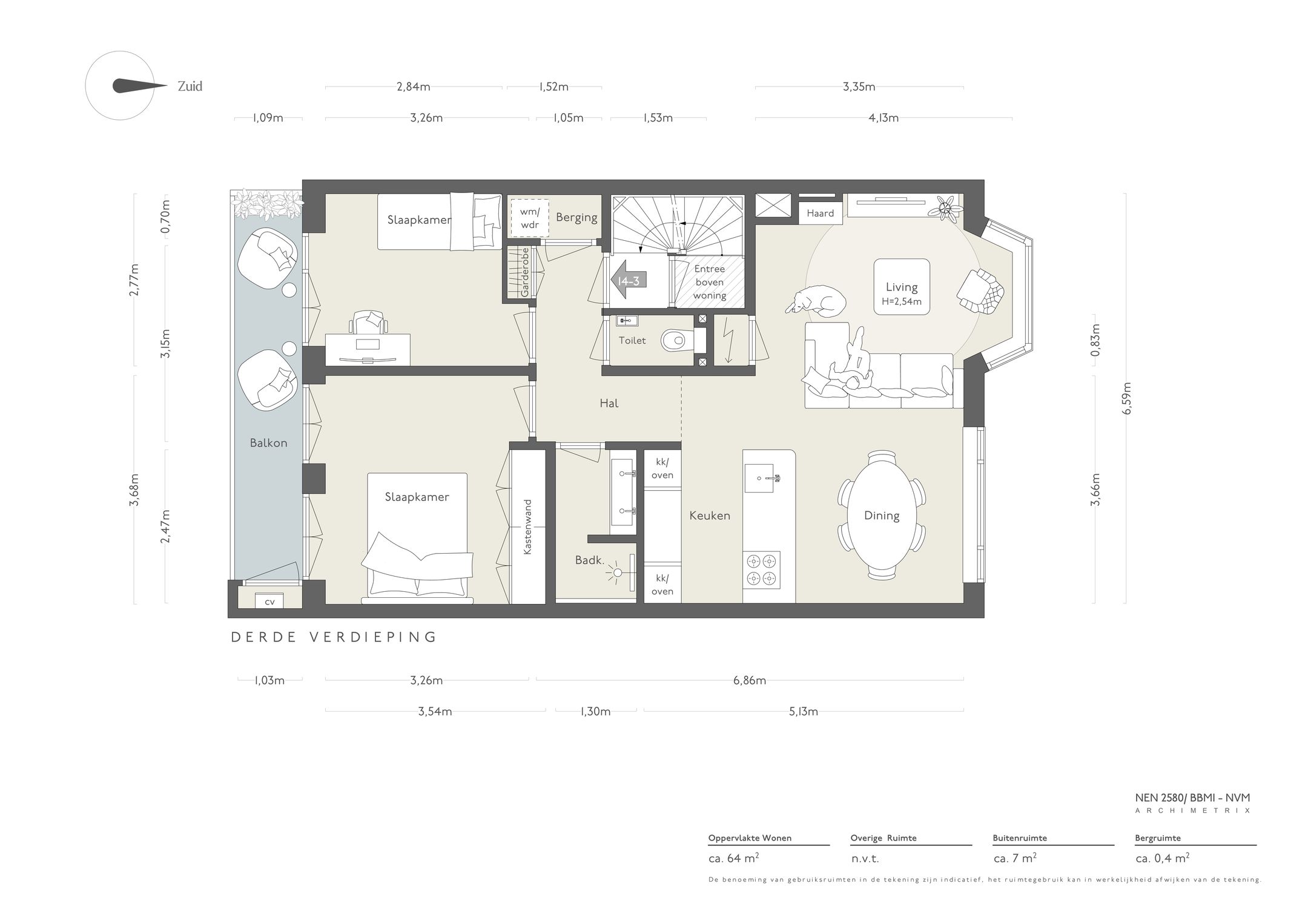 Turn-key apartment with luxury finishes in Amsterdam Zuid — 21
