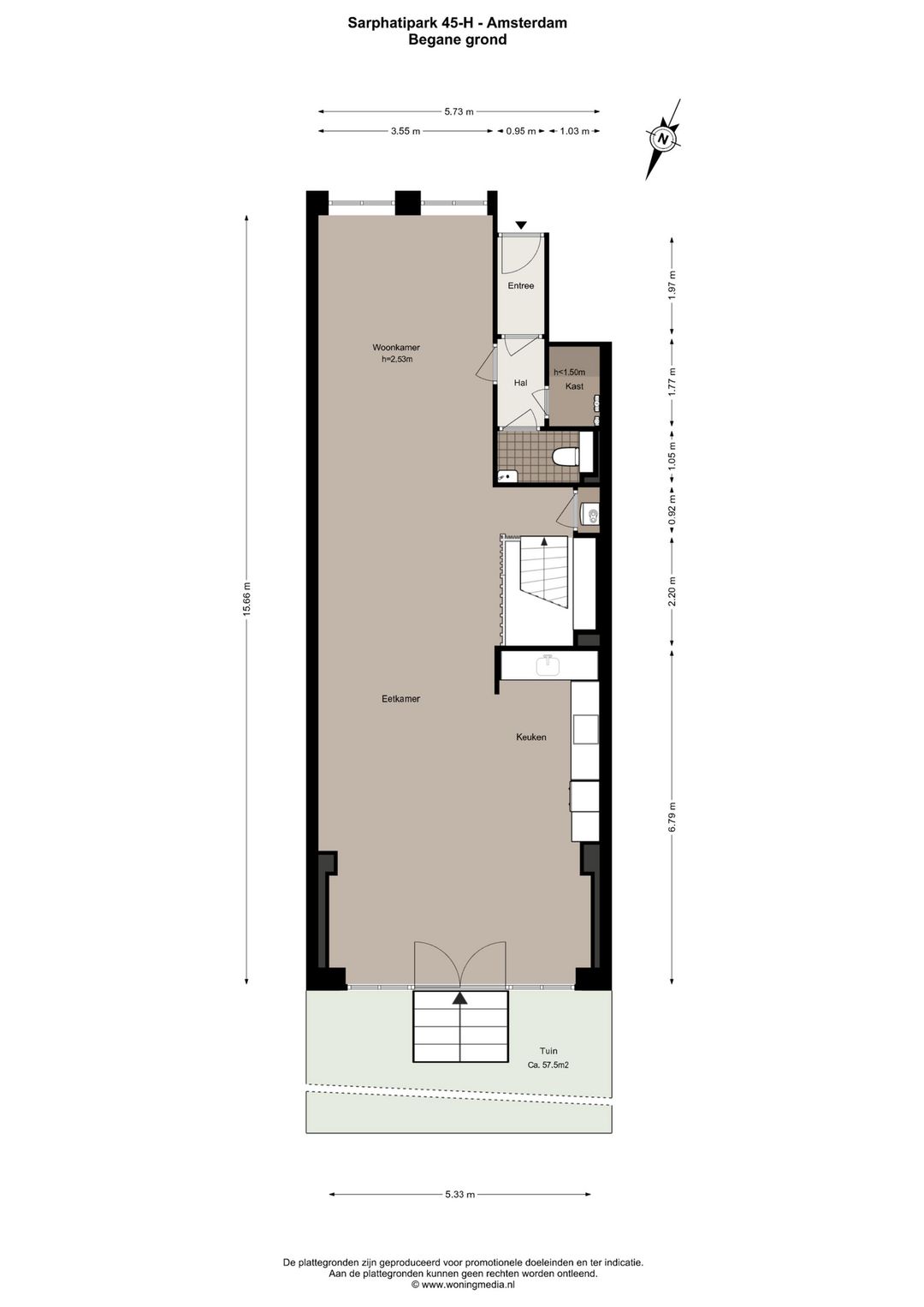 Foto 23 van Sarphatipark 45-H
