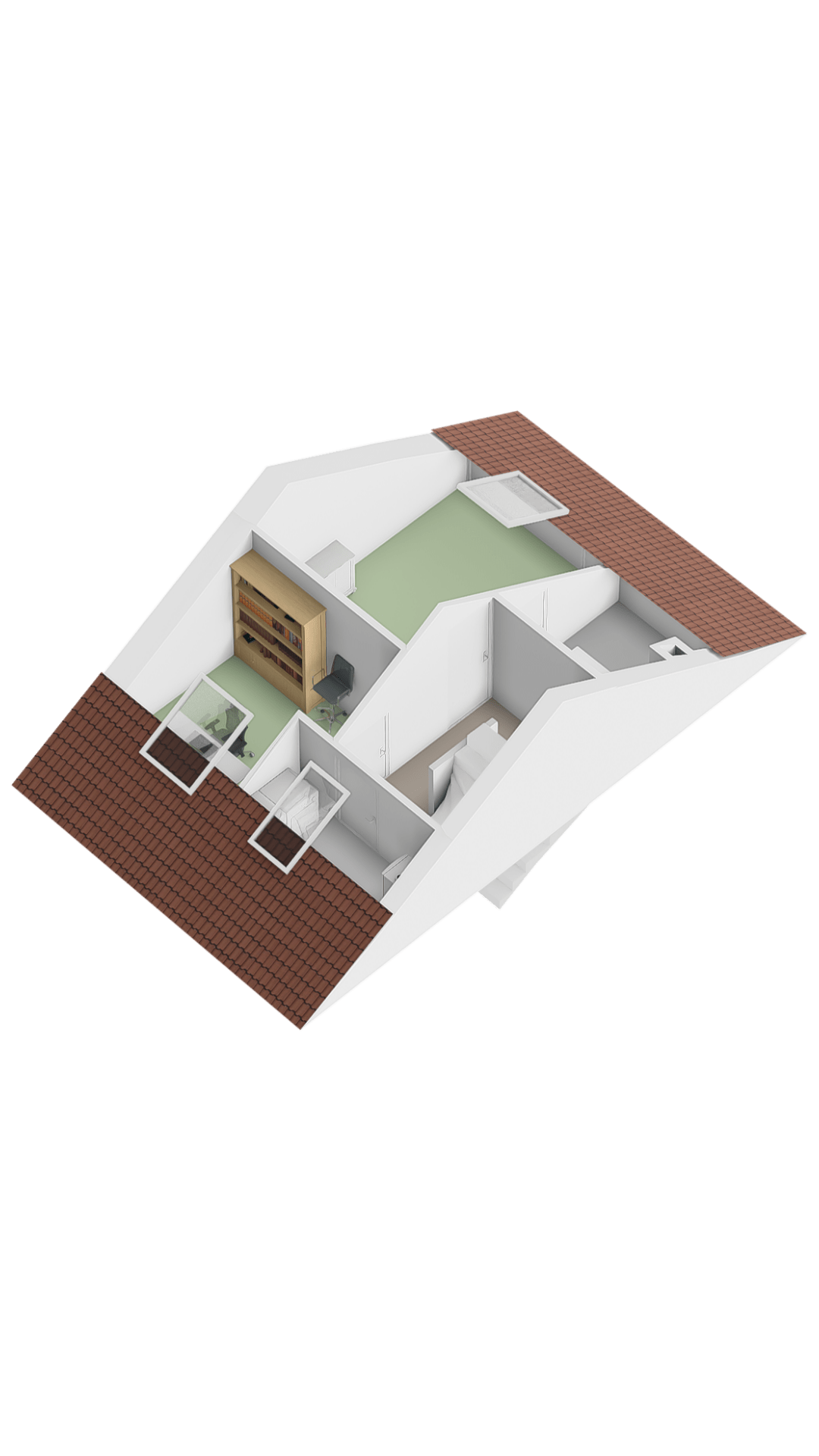 Energy-efficient corner home at the forest edge with five bedrooms and four floors — 52