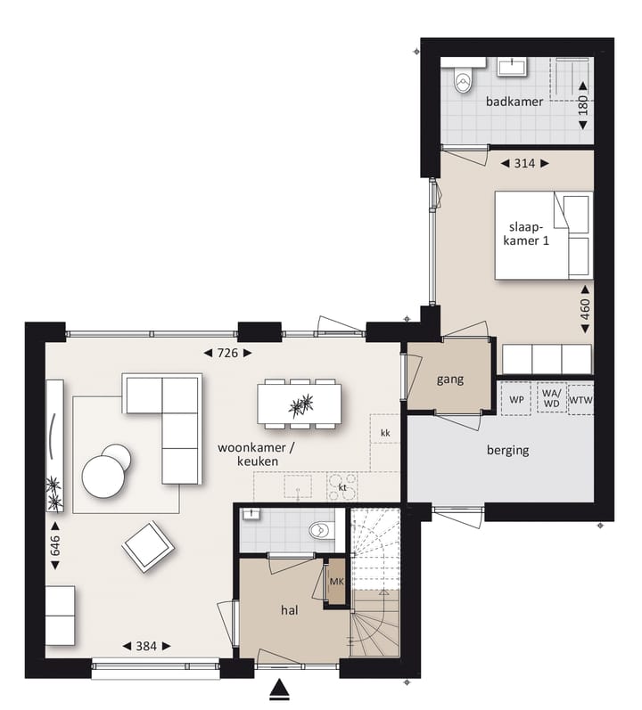 Foto 3 van Type B1 (Bouwnr. 2)