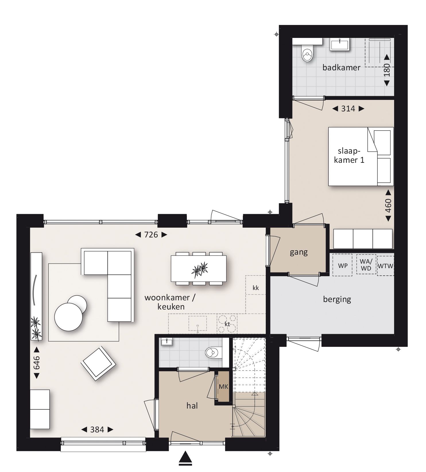 Photo 3 of Type B1 (Bouwnr. 3)