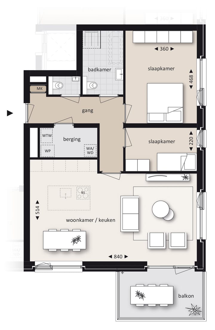 Foto 3 van Type A (Bouwnr. F6)