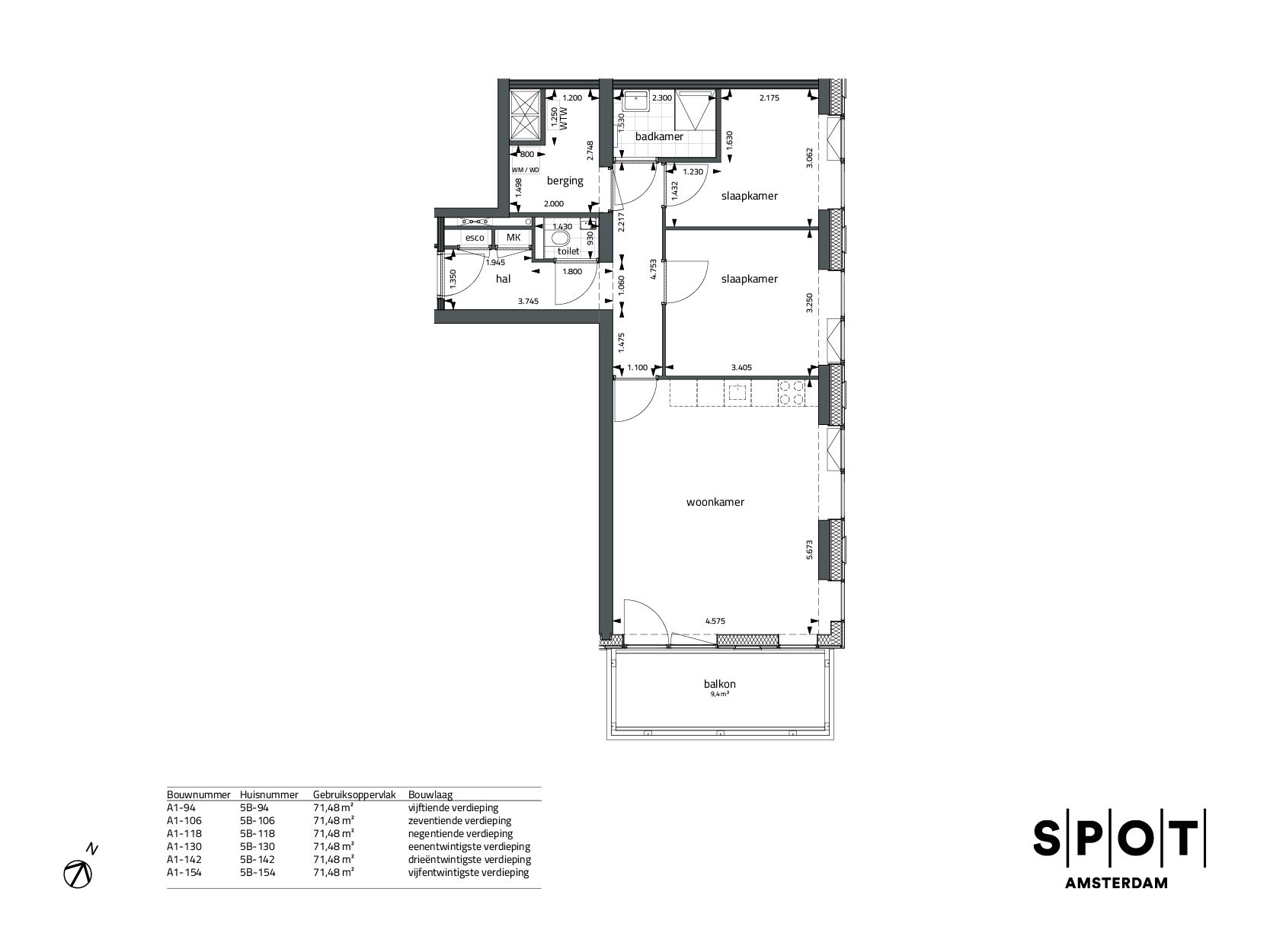 Foto 3 van SPOT Amsterdam | Crystal (Bouwnr. A1-106)