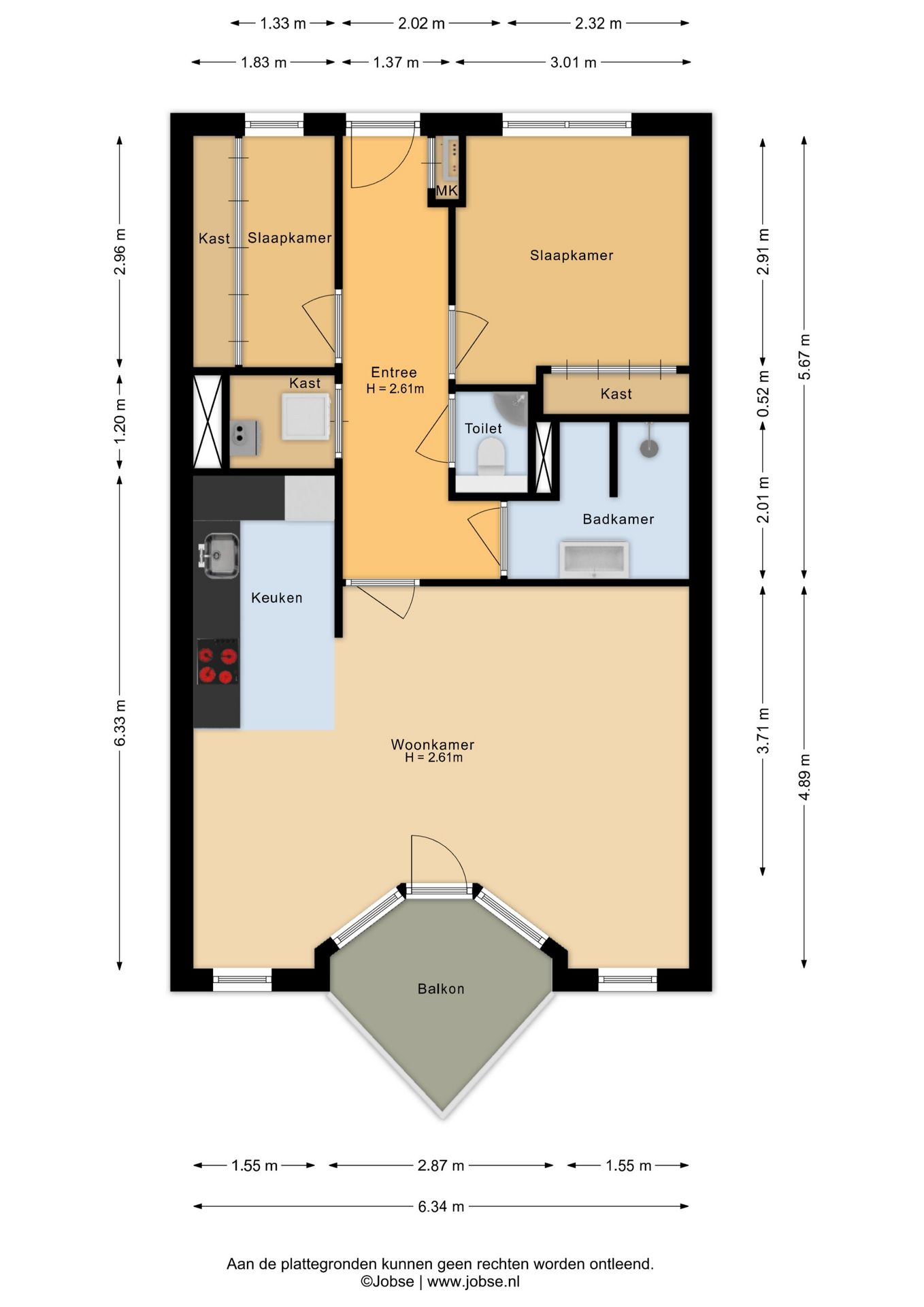 Stylish and move-in ready 3-room apartment in the heart of Woerden — 25