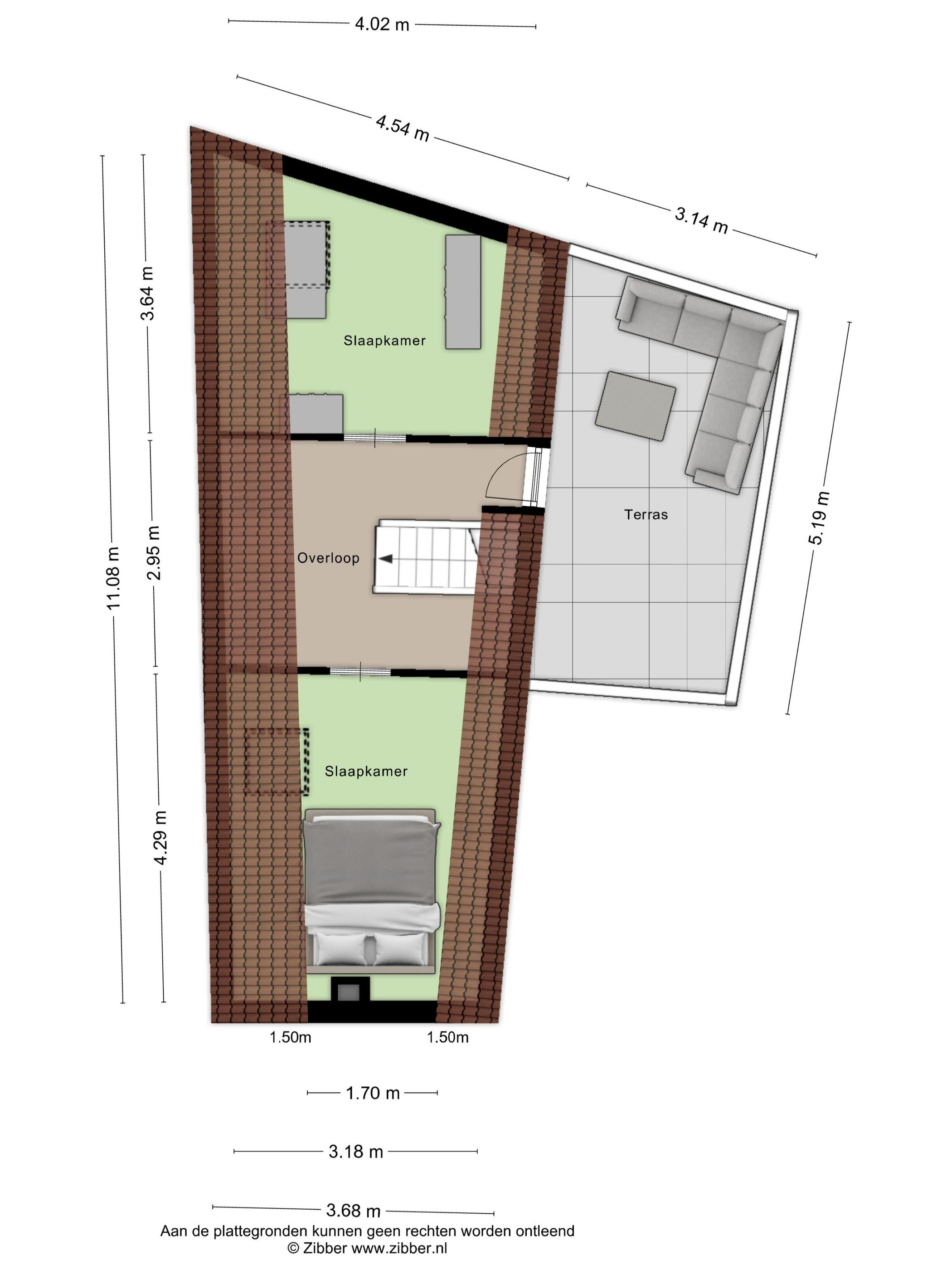 Fully Renovated 3-Bedroom Apartment with Rooftop Terrace in Historic Goes Center — 54