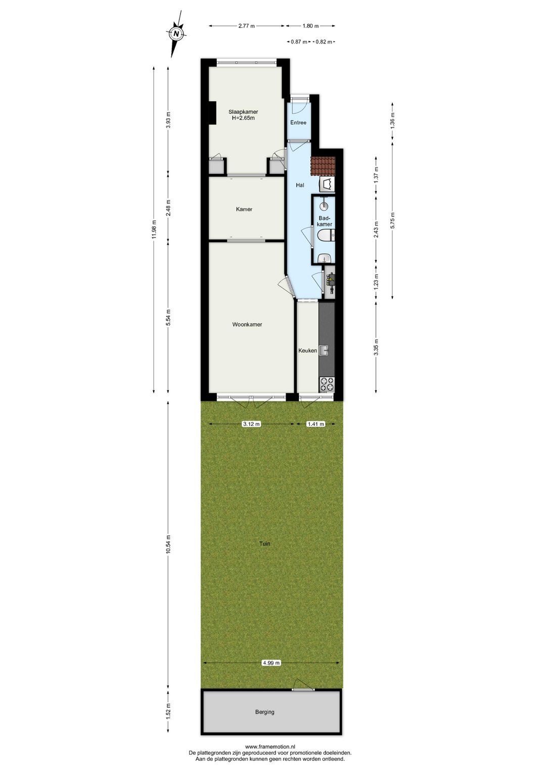 Charming Ground Floor Apartment with Spacious Garden in Bergpolder — 23