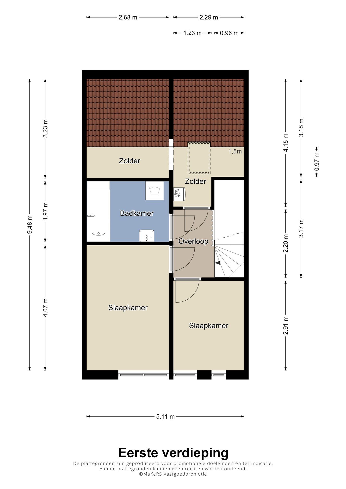 Modern terraced house with energy label A in quiet neighborhood — 35