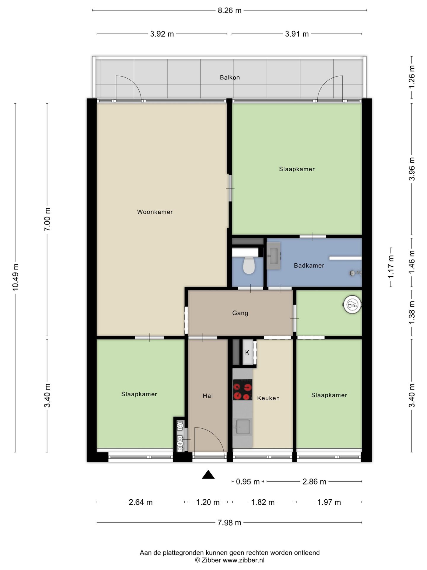 Spacious four-room apartment with sunny southwest-facing balcony in Arnhem Presikhaaf — 34