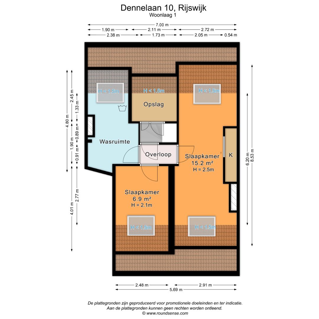 Spacious double upper apartment with multiple bedrooms near Oud-Rijswijk centre — 41