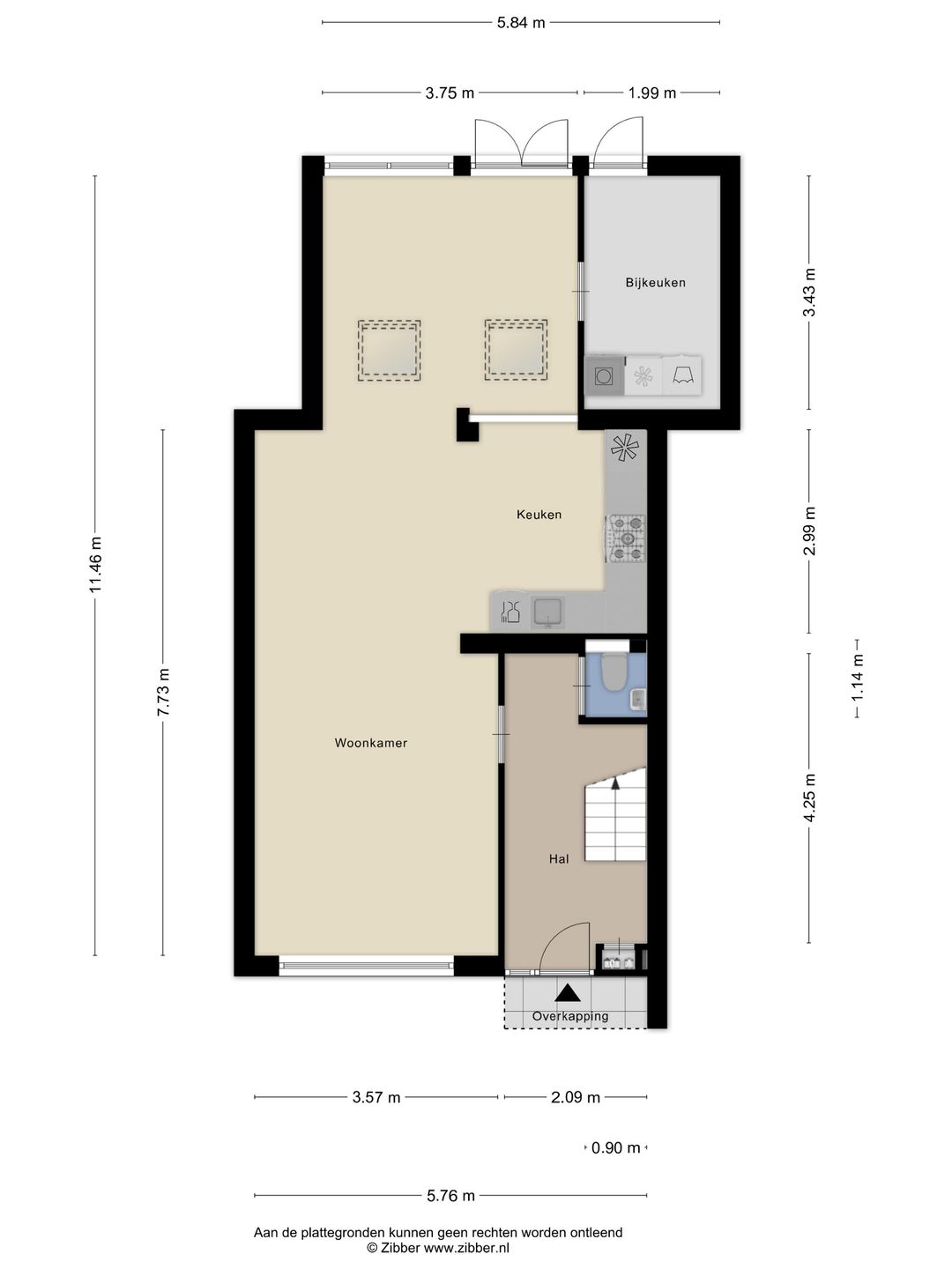 Spacious terraced house with garage and free polder view in Zierikzee — 41