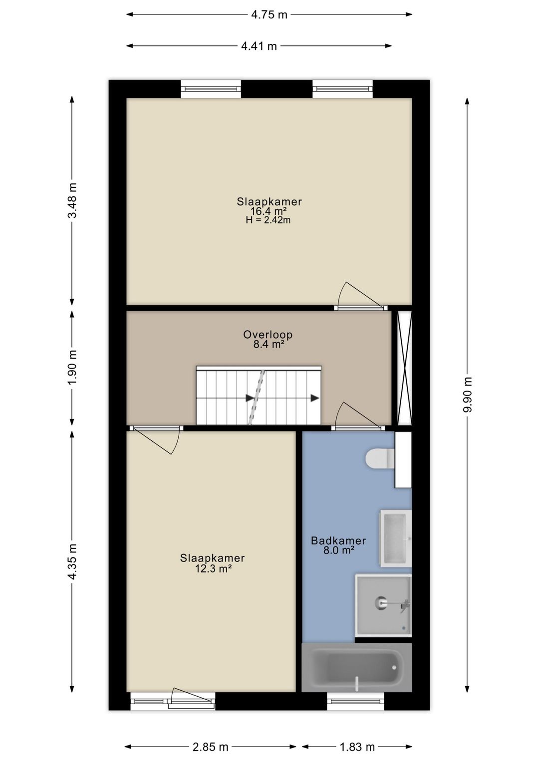 Foto 47 van Huis te Vlietlaan 12