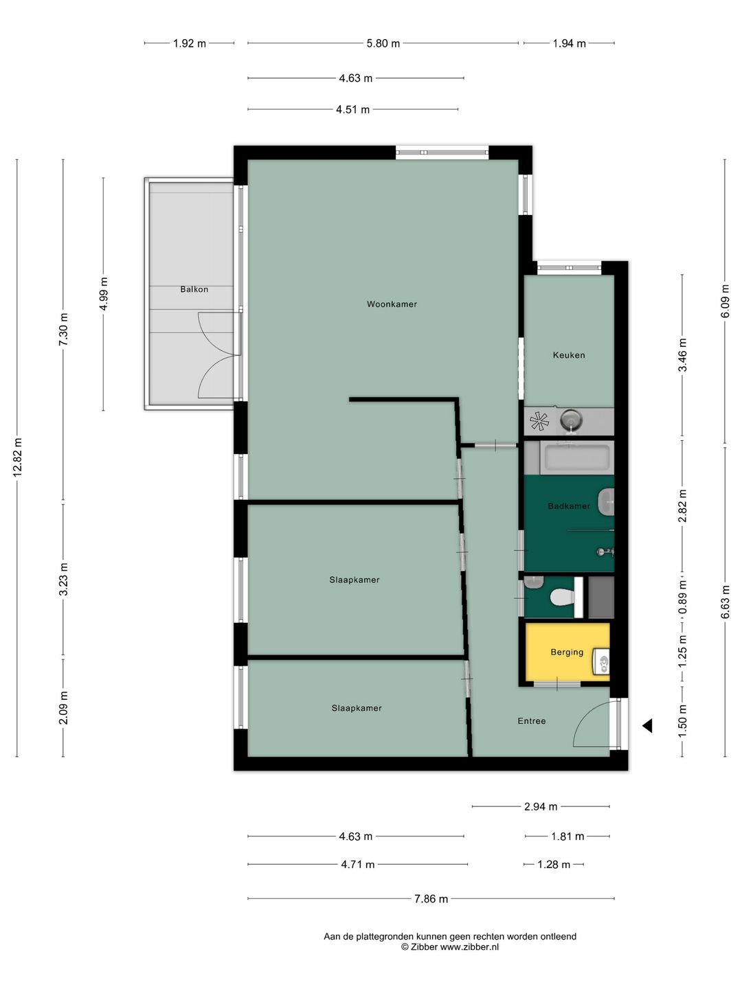 Spacious apartment with balcony in central Venlo — 37