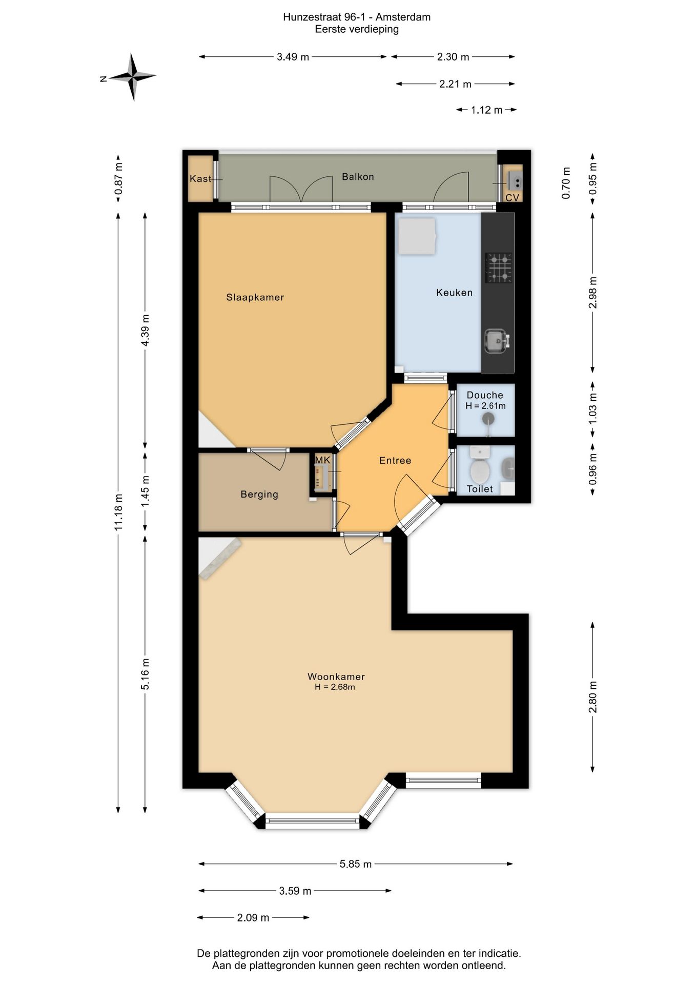 Foto 36 van Hunzestraat 96-1