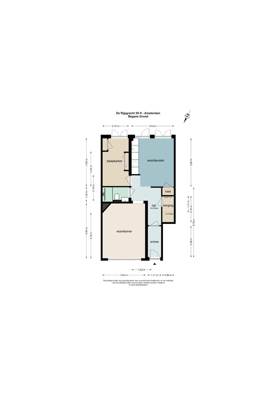 Foto 26 van De Rijpgracht 59-H