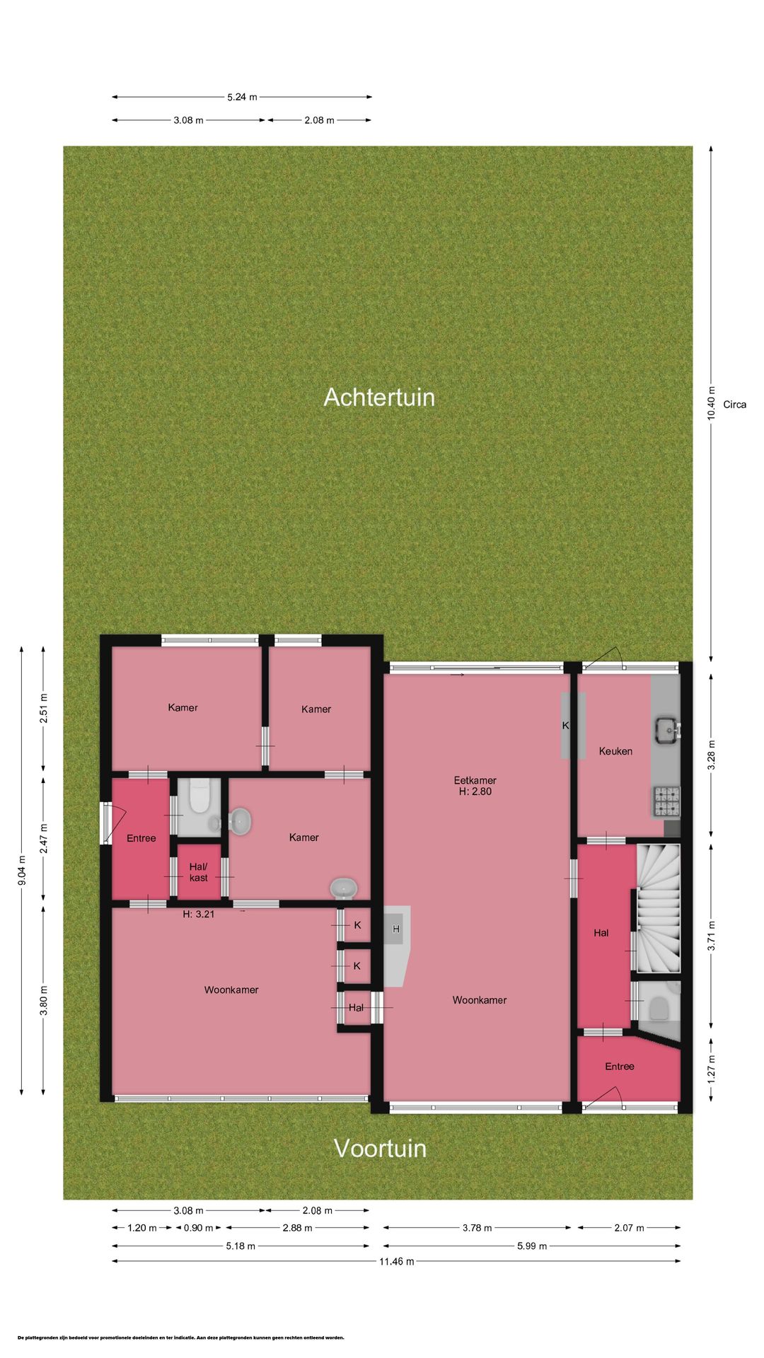 Spacious corner house with former practice space, double garden and garage in Hilversum — 62
