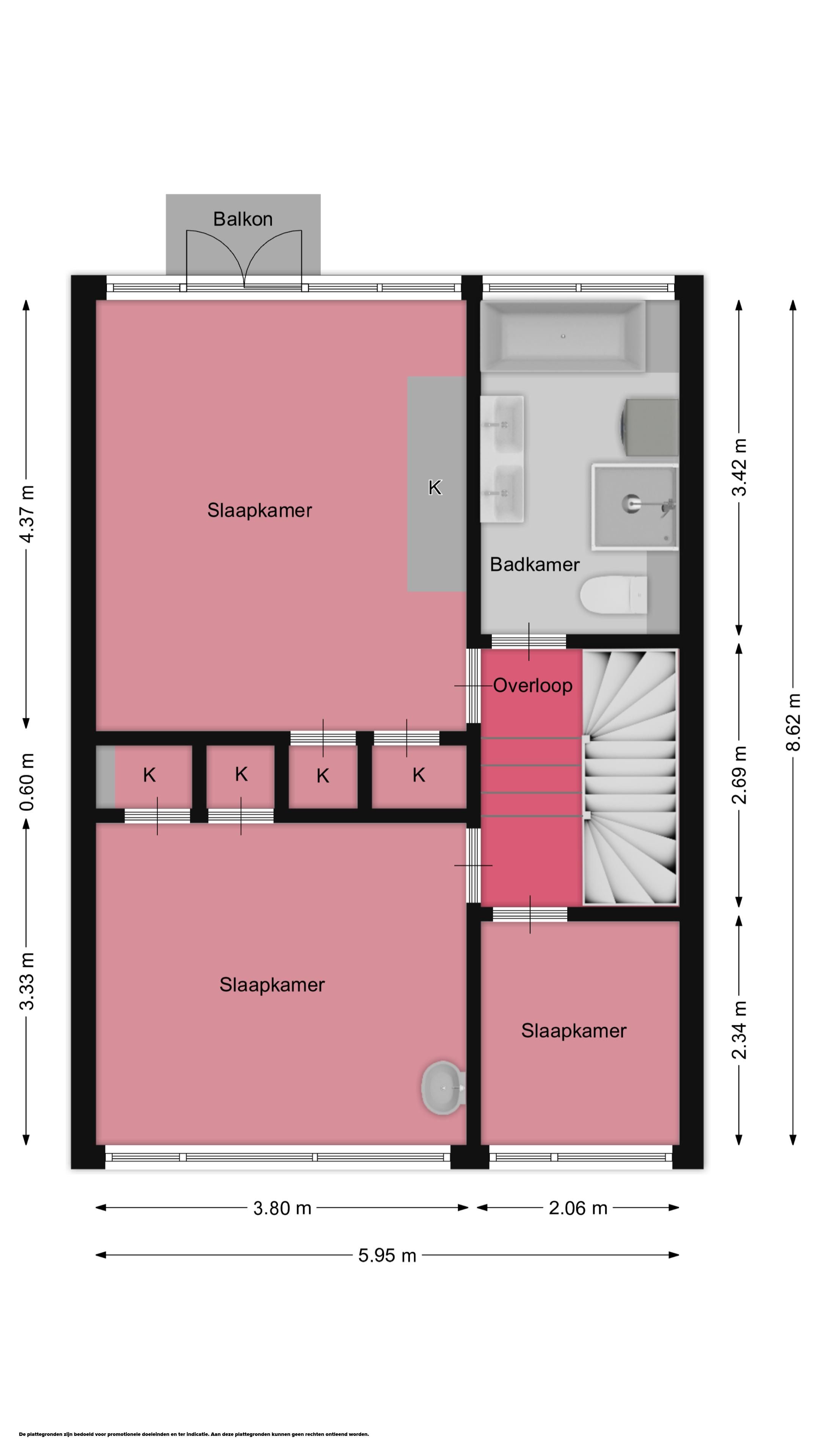 Spacious corner house with former practice space, double garden and garage in Hilversum — 57