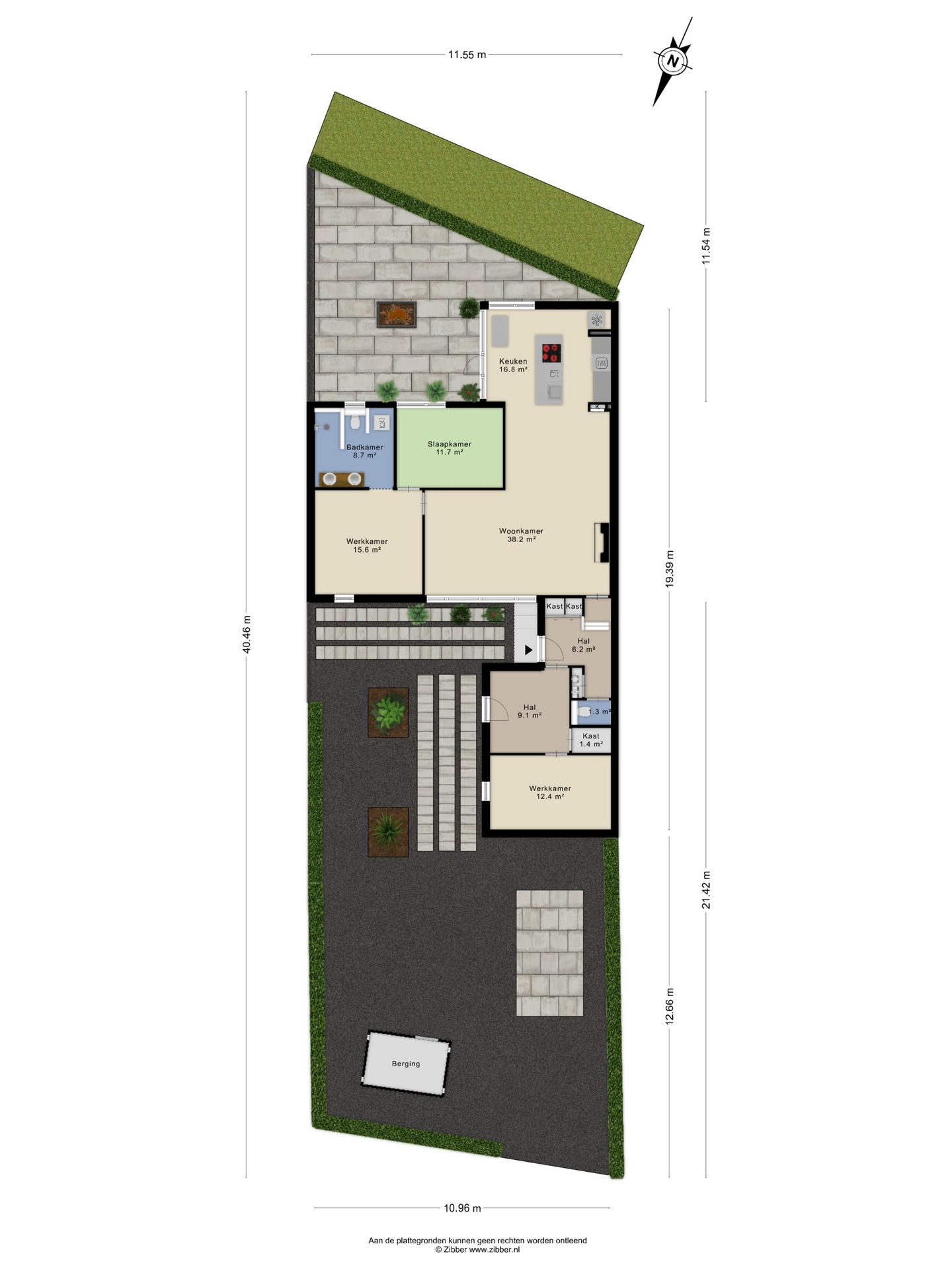 Spacious Patio Bungalow with Converted Garage Space in Poortugaal — 50