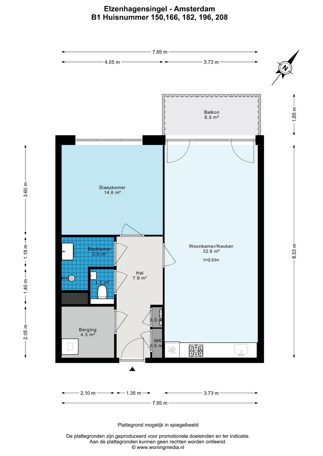 Foto 8 van Elzenhagensingel 208