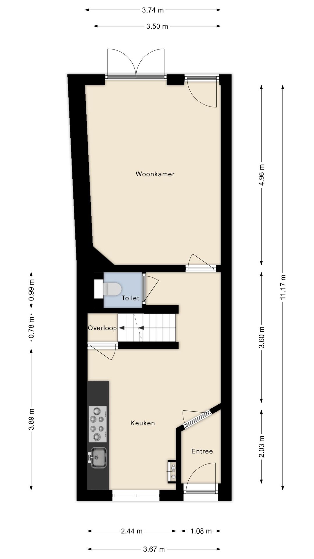 Charming city house with garden in the historic centre of Roermond — 40