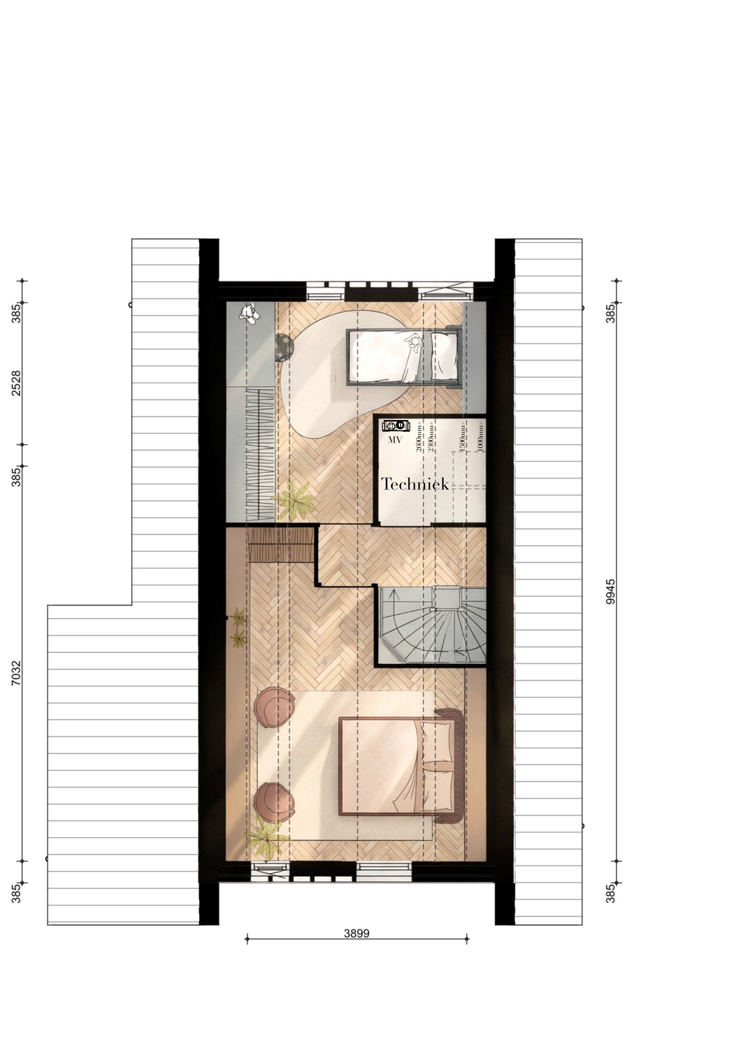 Foto 4 van Vrijstaande woning - type A (Bouwnr. 8)