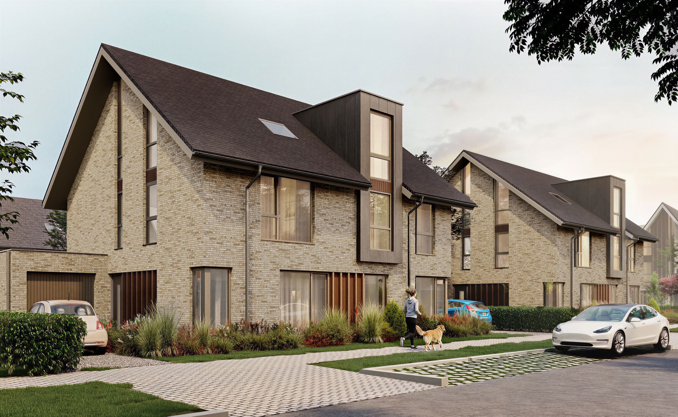 Twee-onder-kapwoning - type D (Bouwnr. 21)  false