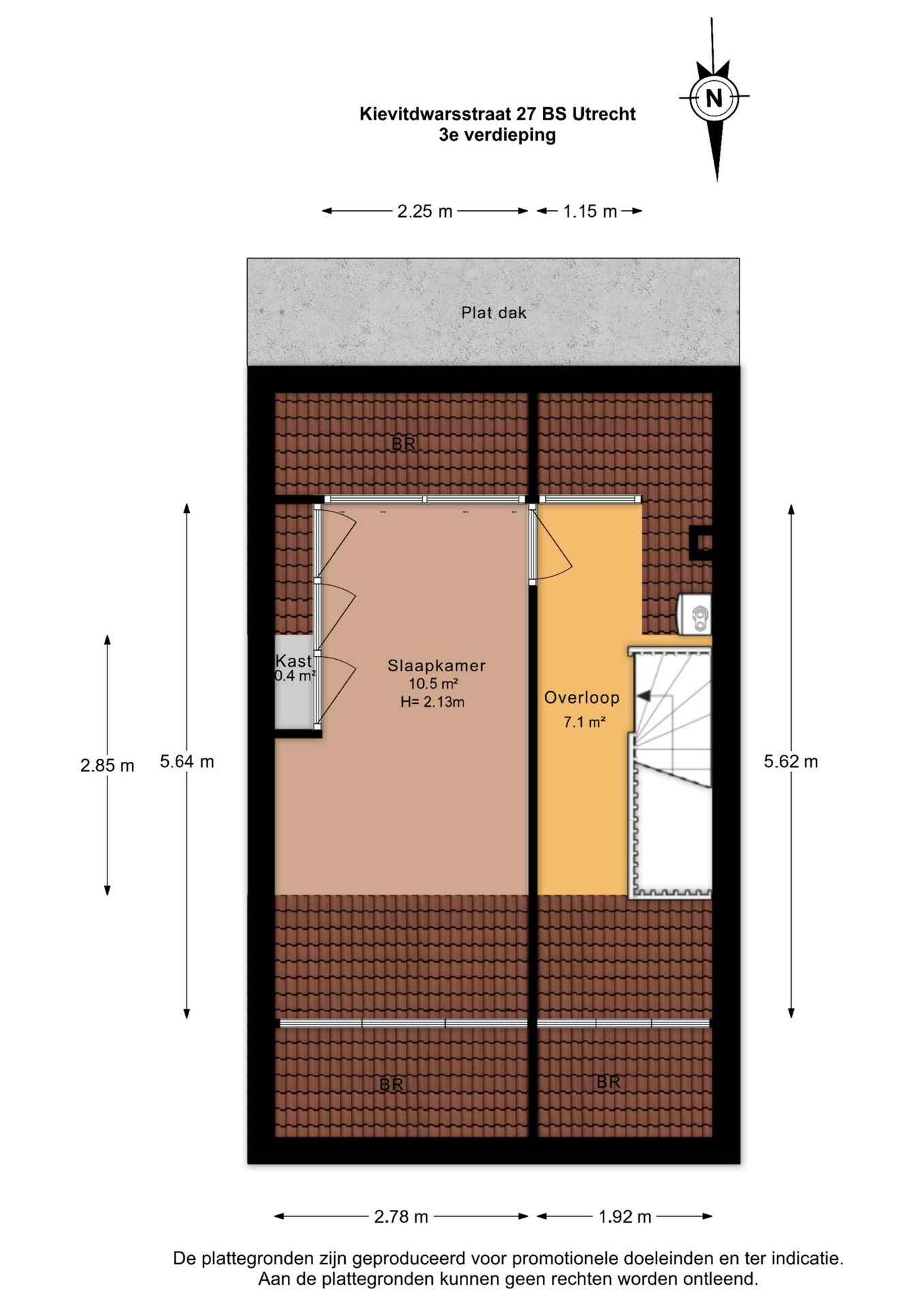 Foto 45 van Kievitdwarsstraat 27-BS