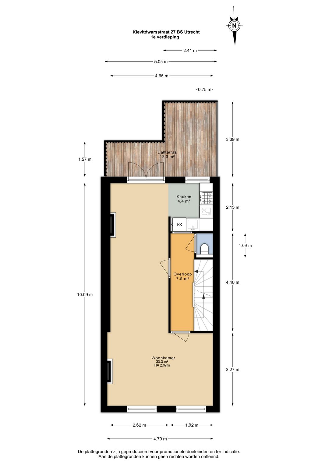 Foto 41 van Kievitdwarsstraat 27-BS