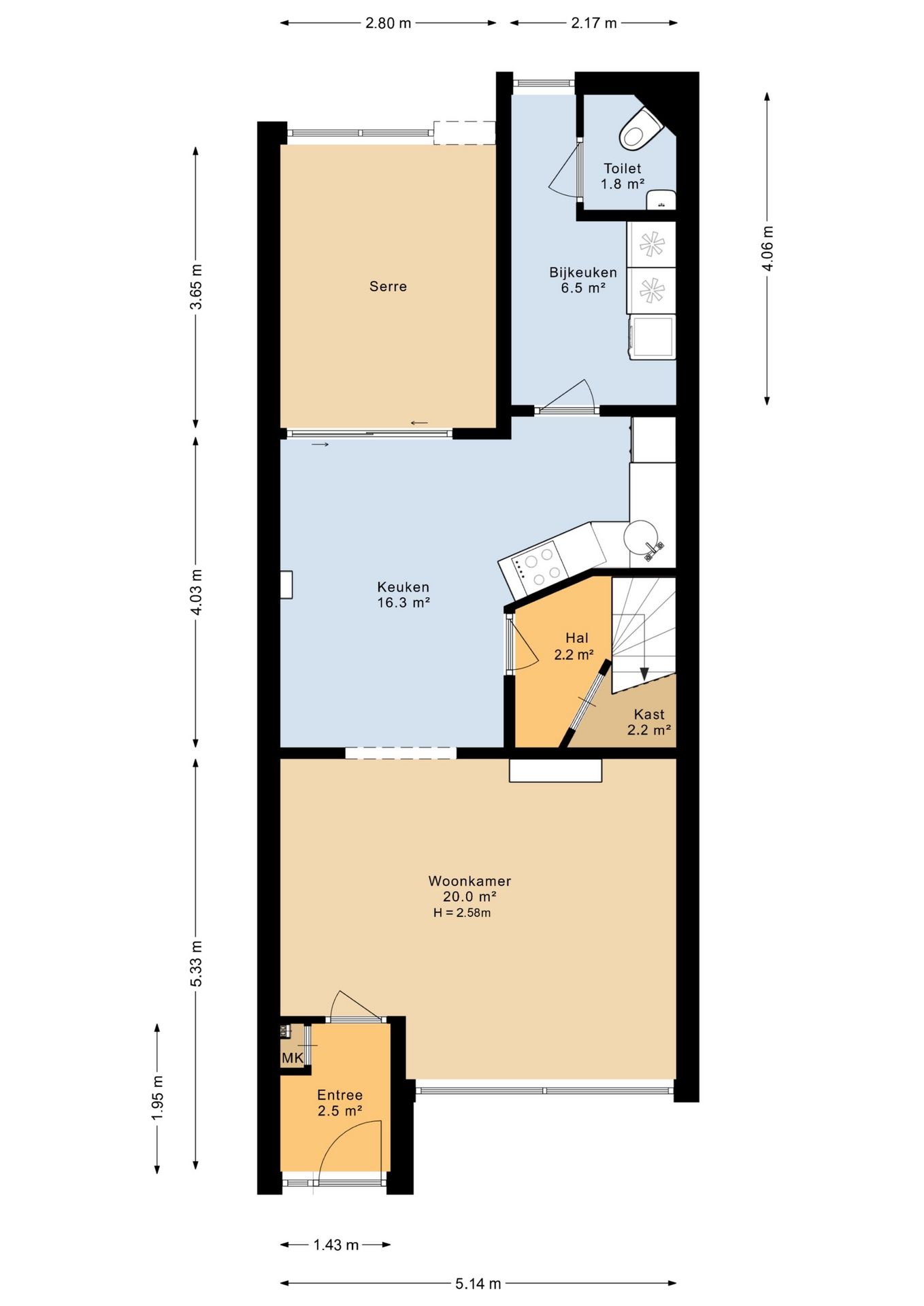 Comfortable terraced house with sunroom near shopping center in Klazienaveen-Zuid — 39