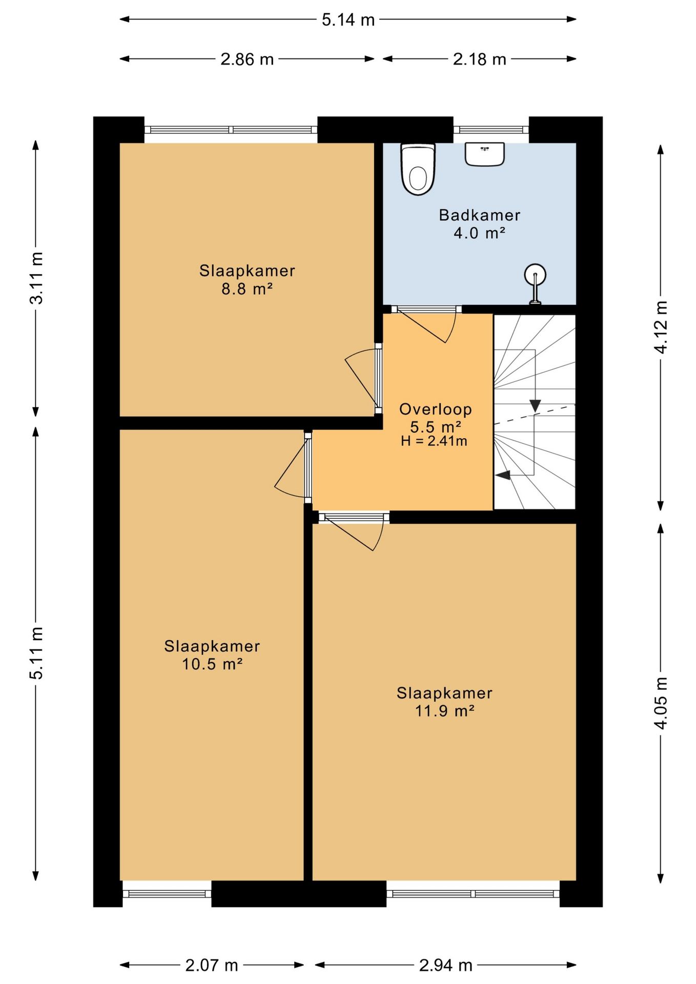 Comfortable terraced house with sunroom near shopping center in Klazienaveen-Zuid — 40